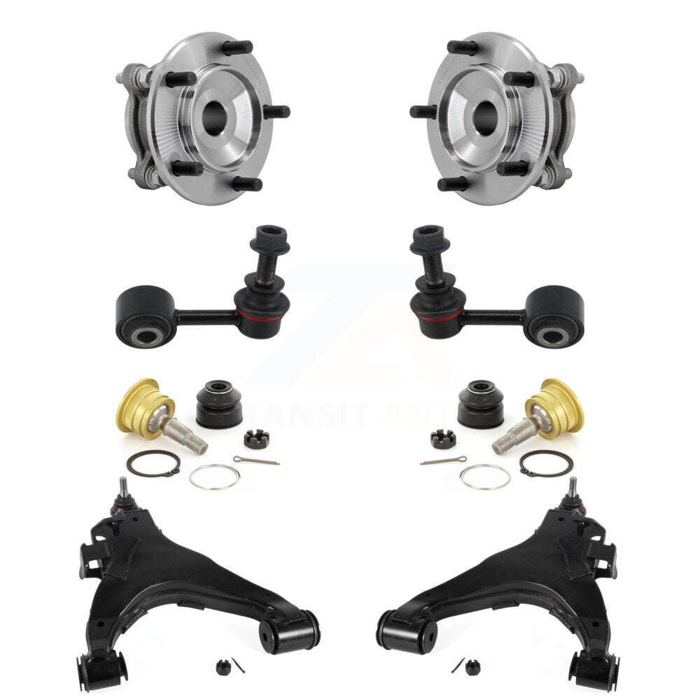 Transit Auto K7T-111727 Wheel Bearing and Hub Assembly for 2007-2022 Toyota Sequoia, Toyota Tundra - Front product image