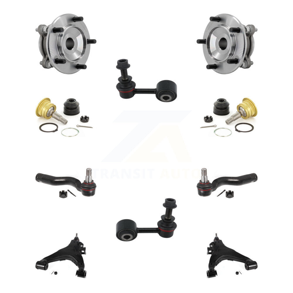 Transit Auto K7T-111735 Wheel Bearing and Hub Assembly for 2007-2022 Toyota Sequoia, Toyota Tundra - Front product image