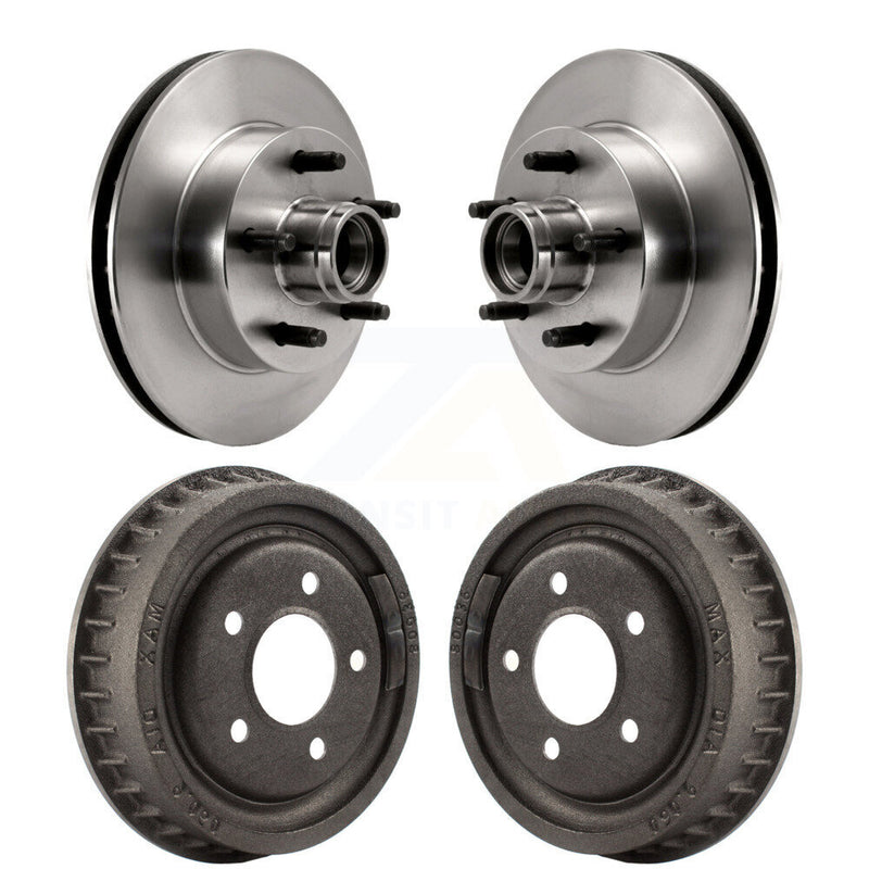 CMX K8-102195 Disc Brake Rotor and Hub Assembly for 1998-2001 Ford Ranger, Mazda B2500, Mazda B3000 & more - Front and Rear product image