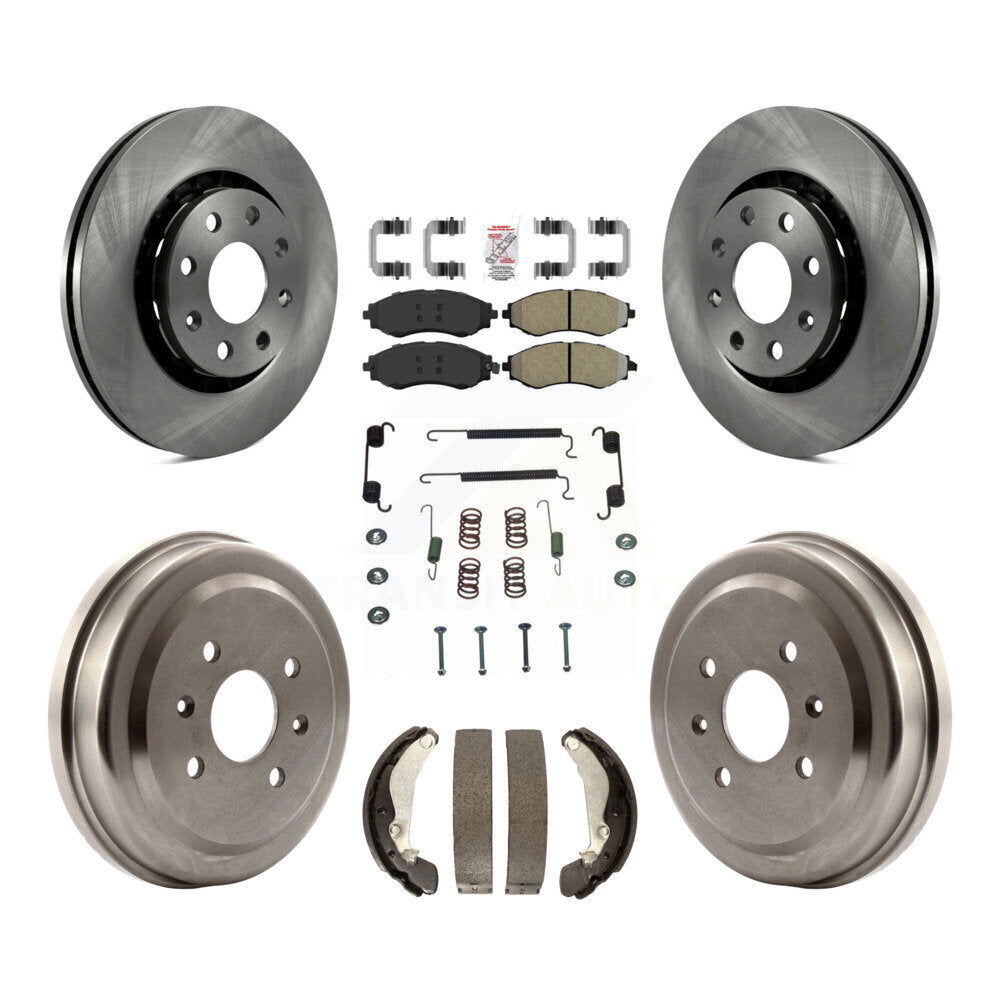 Transit Auto K8A-100087 Disc Brake Kit for 2004-2015 Chevrolet Spark, Pontiac G3, Pontiac G3 Wave & more - Front and Rear product image