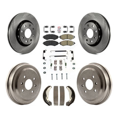 Transit Auto K8A-100087 Disc Brake Kit for 2004-2015 Chevrolet Spark, Pontiac G3, Pontiac G3 Wave & more - Front and Rear product image
