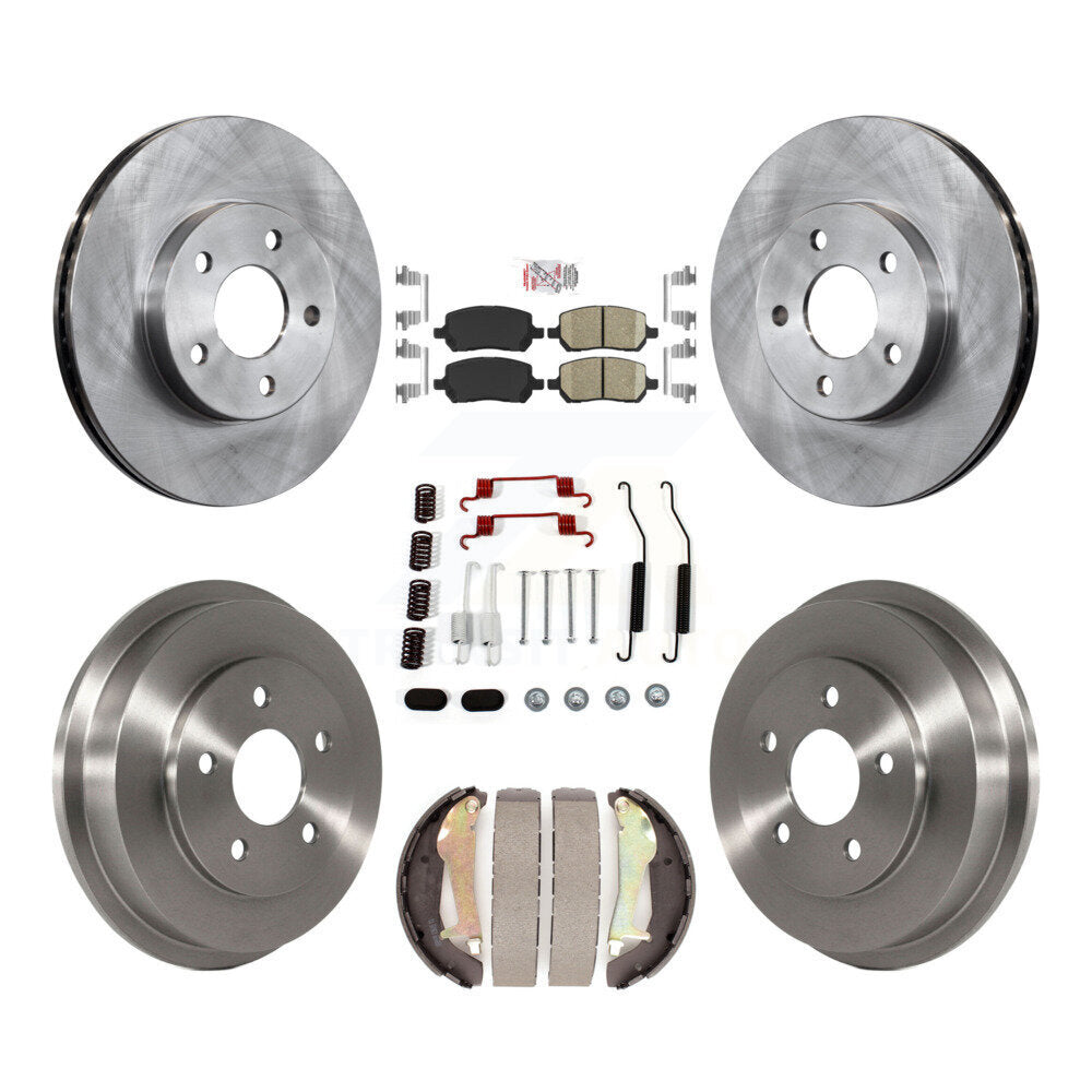 Transit Auto K8A-100092 Disc Brake Kit for 2009-2010 Chevrolet Cobalt, Pontiac G5 - Front and Rear product image