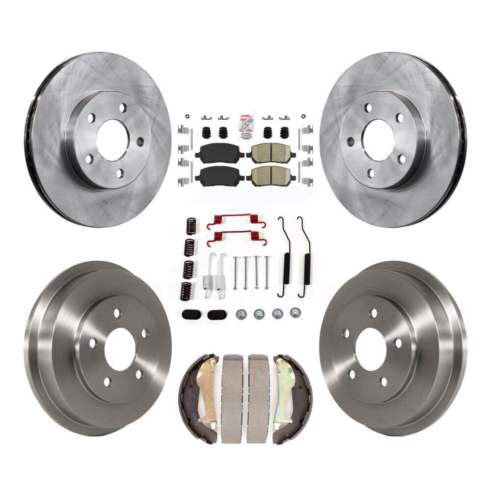 Transit Auto K8A-100093 Disc Brake Kit for 2009-2010 Chevrolet Cobalt, Pontiac G5 - Front and Rear product image