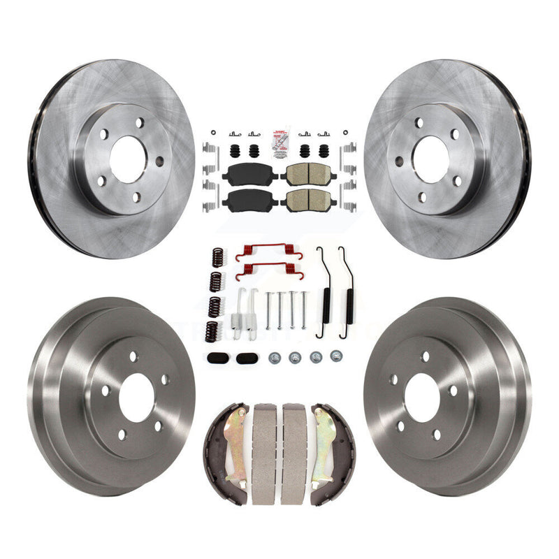 Transit Auto K8A-100093 Disc Brake Kit for 2009-2010 Chevrolet Cobalt, Pontiac G5 - Front and Rear product image