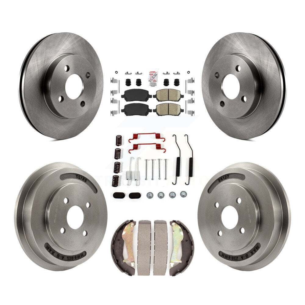 Transit Auto K8A-100095 Disc Brake Kit for 2009-2010 Chevrolet Cobalt, Pontiac G5 - Front and Rear product image