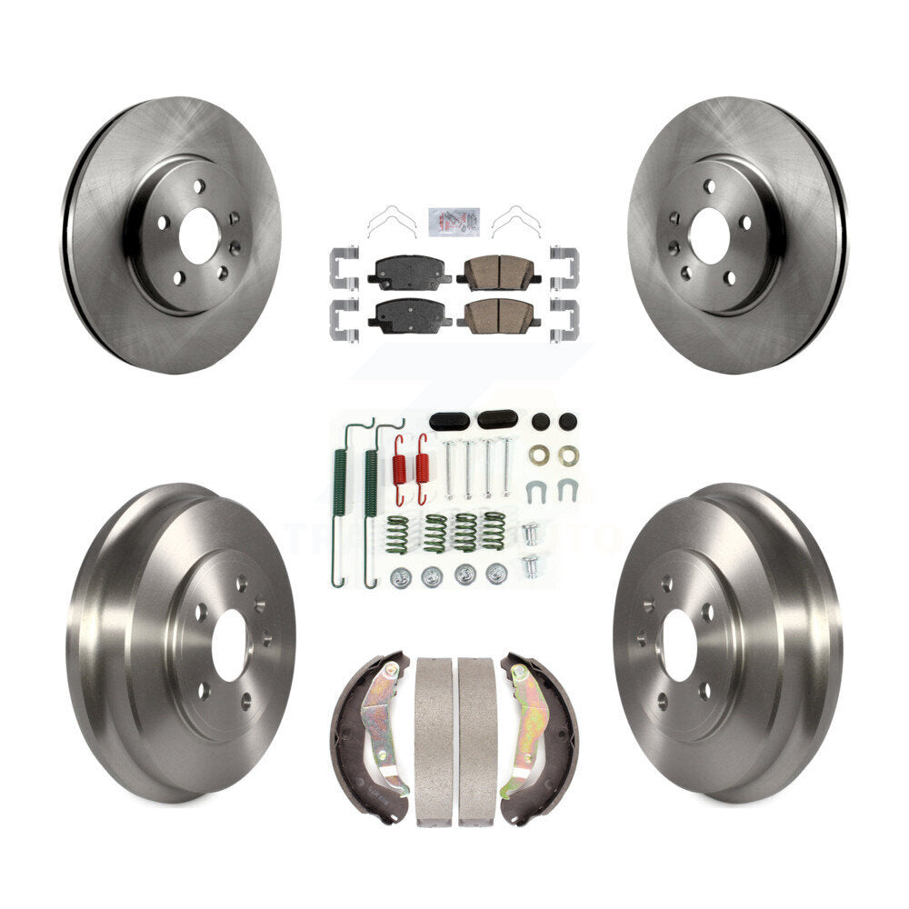 Transit Auto K8A-100108 Disc Brake Kit for 2018-2022 Chevrolet Trax - Front and Rear product image