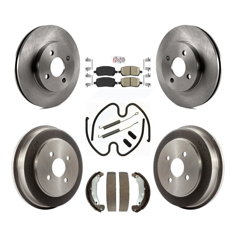 Transit Auto K8A-100122 Disc Brake Kit for 2003-2008 Pontiac G5, Chevrolet Cobalt, Pontiac Pursuit & more - Front and Rear product image