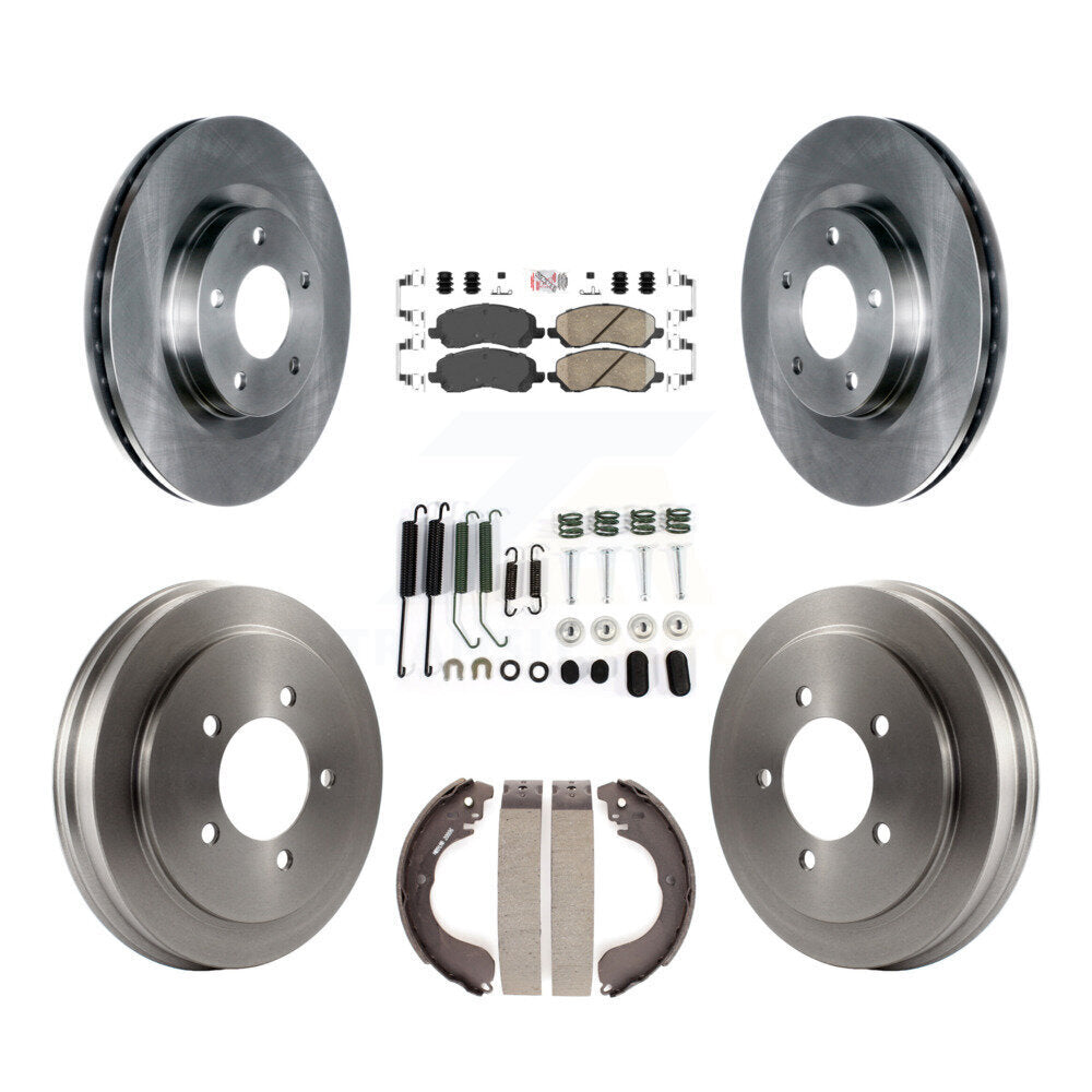Transit Auto K8A-100137 Disc Brake Kit for 2007-2017 Dodge Caliber, Dodge Avenger, Jeep Compass & more - Front and Rear product image