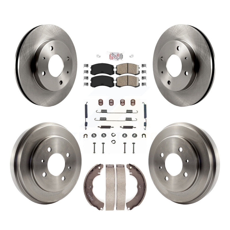 Transit Auto K8A-100145 Disc Brake Kit for 2002-2006 Mitsubishi Lancer - Front and Rear product image