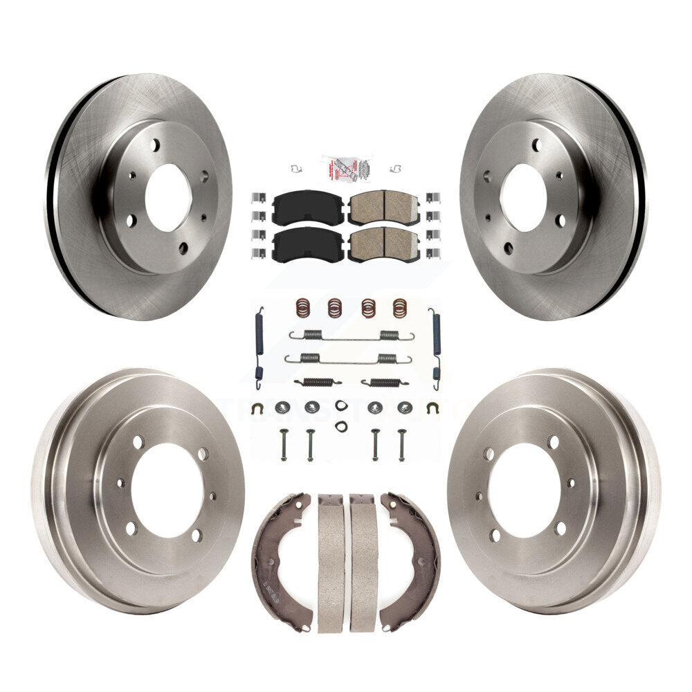 Transit Auto K8A-100146 Disc Brake Kit for 2002-2007 Mitsubishi Lancer - Front and Rear product image