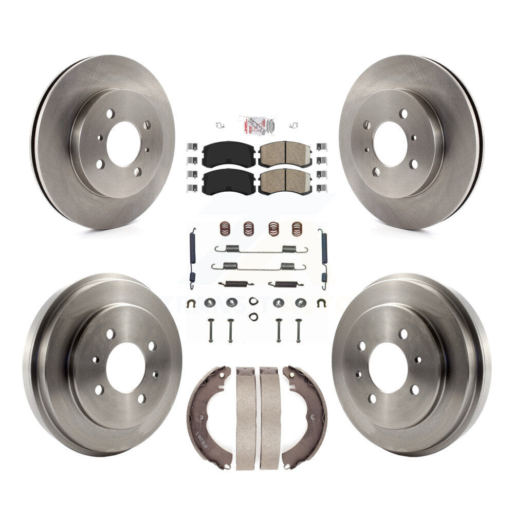 Transit Auto K8A-100147 Disc Brake Kit for 2002-2007 Mitsubishi Lancer - Front and Rear product image