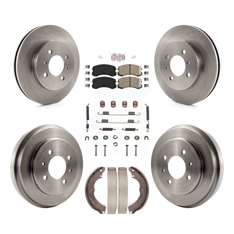 Transit Auto K8A-100147 Disc Brake Kit for 2002-2007 Mitsubishi Lancer - Front and Rear product image