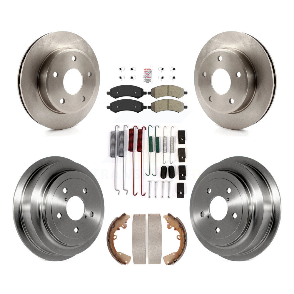 Transit Auto K8A-100160 Disc Brake Kit for 2005-2011 Ram Dakota, Dodge Dakota, Mitsubishi Raider - Front and Rear product image