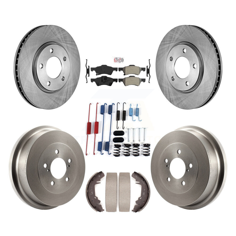 Transit Auto K8A-100243 Disc Brake Kit for 2001-2007 Chrysler Town & Country, Dodge Caravan, Dodge Grand Caravan - Front and Rear product image