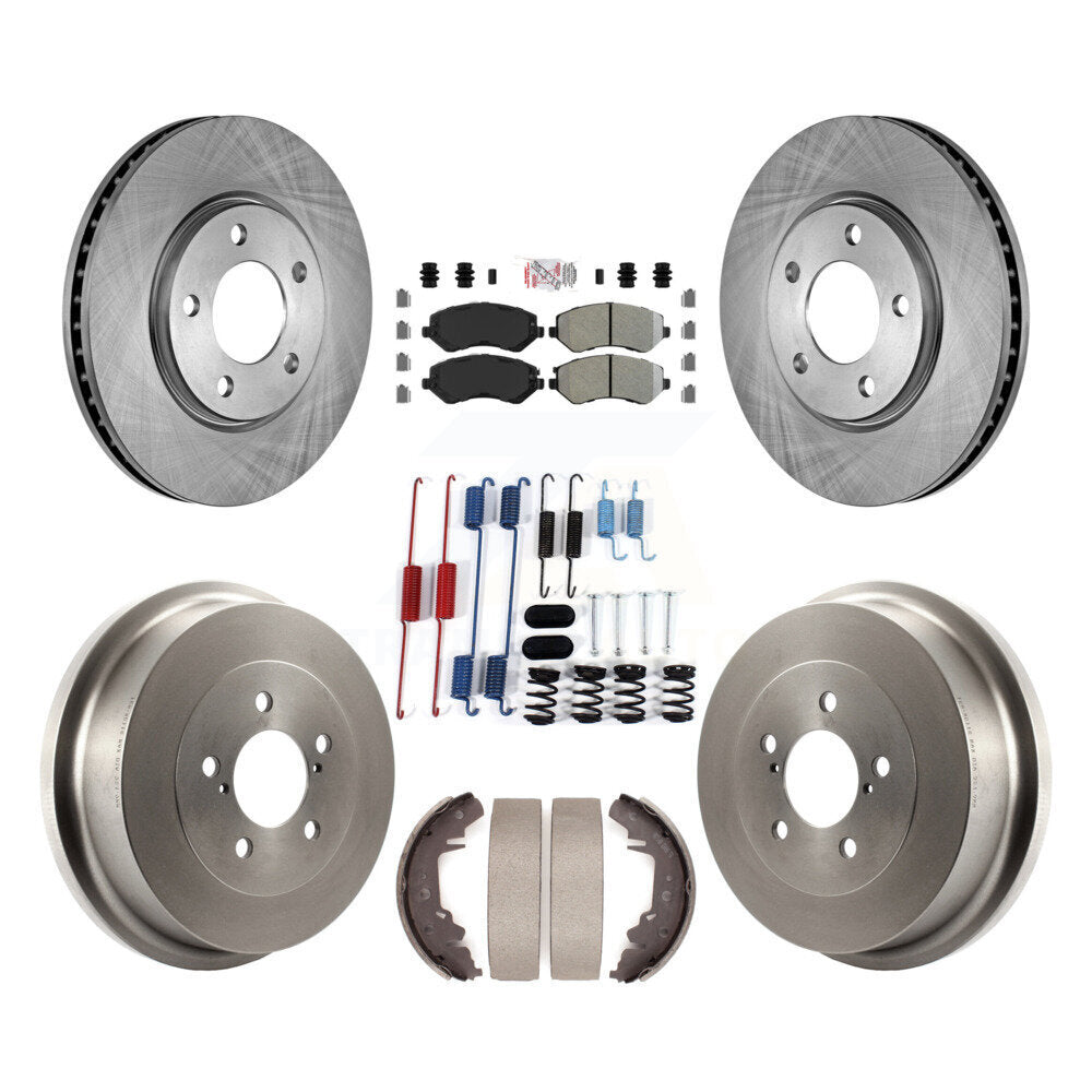Transit Auto K8A-100248 Disc Brake Kit for 2003-2006 Dodge Grand Caravan, Chrysler Voyager - Front and Rear product image