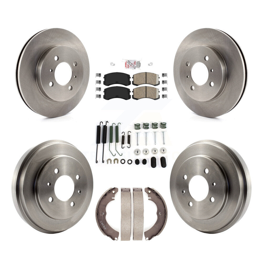 Transit Auto K8A-100258 Disc Brake Kit for 2007 Mitsubishi Lancer - Front and Rear product image