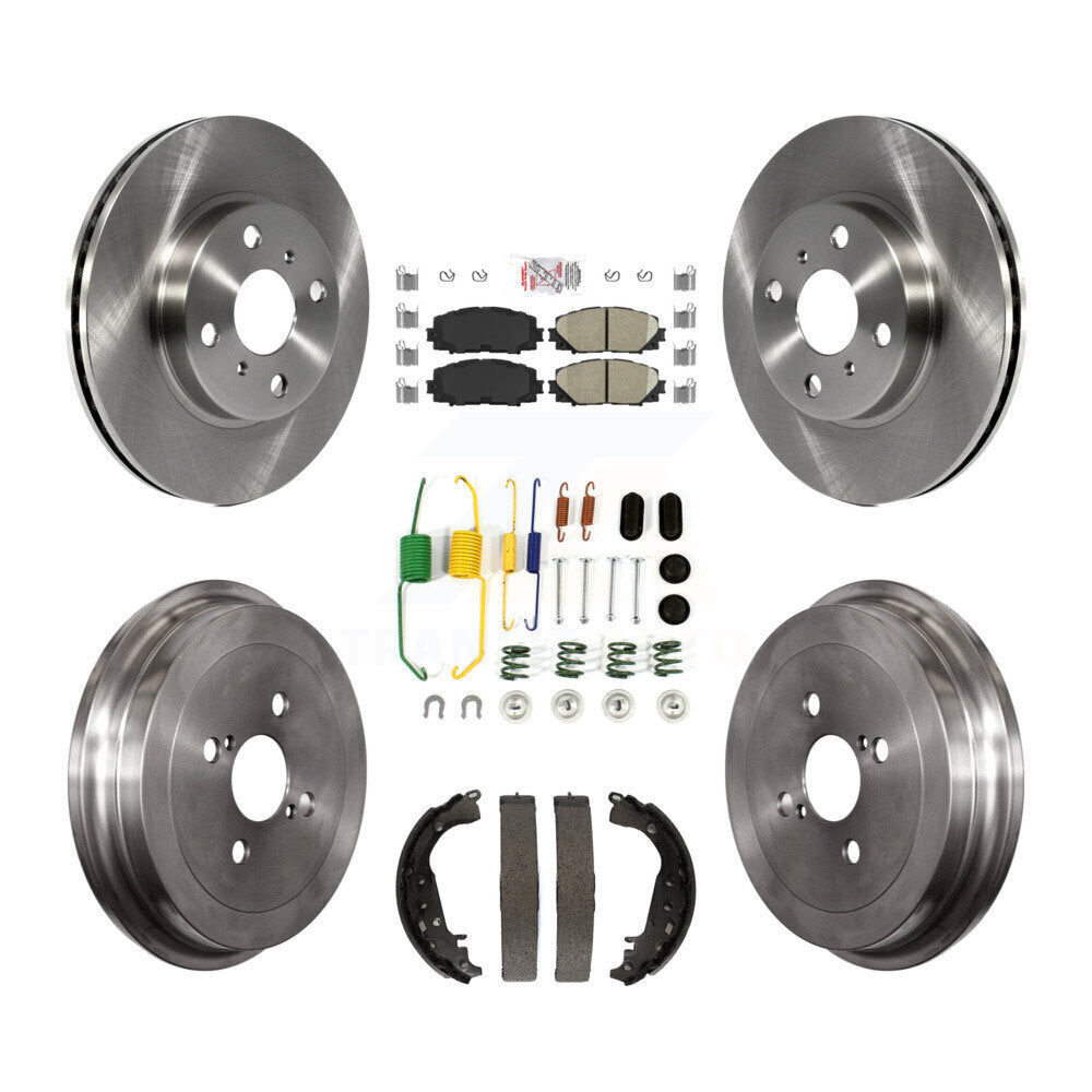 Transit Auto K8A-100264 Disc Brake Kit for 2006-2014 Toyota Yaris - Front and Rear product image