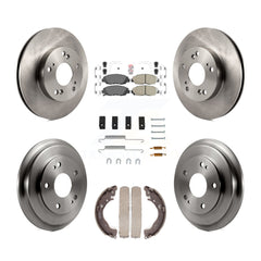 Transit Auto K8A-100277 Disc Brake Kit for 2012-2015 Honda Civic - Front and Rear product image