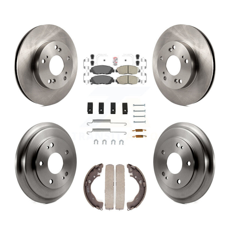 Transit Auto K8A-100277 Disc Brake Kit for 2012-2015 Honda Civic - Front and Rear product image