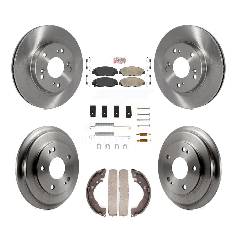 Transit Auto K8A-100282 Disc Brake Kit for 2006-2011 Honda Civic - Front and Rear product image