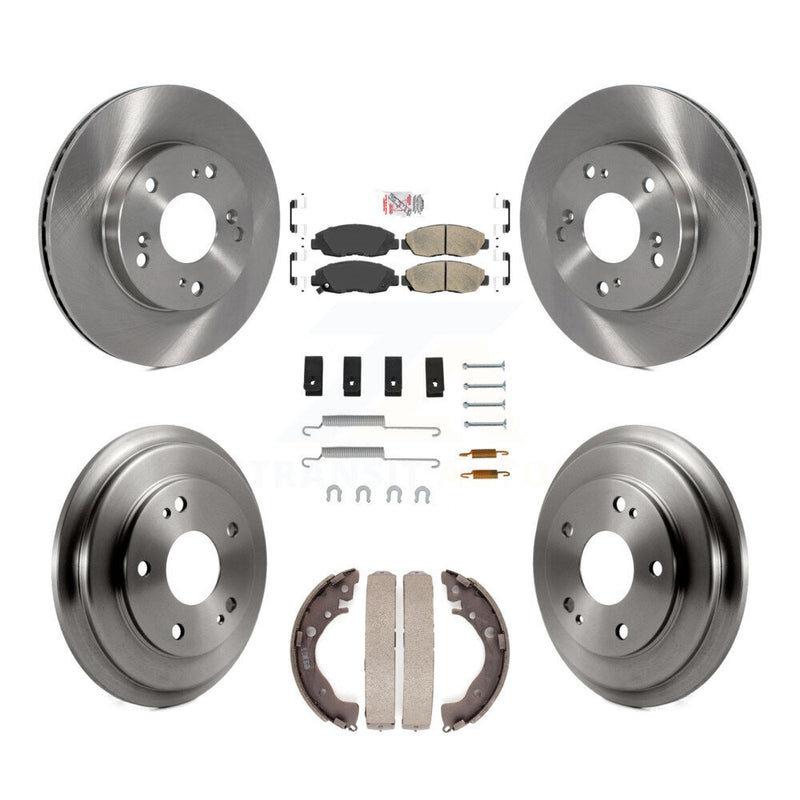 Transit Auto K8A-100282 Disc Brake Kit for 2006-2011 Honda Civic - Front and Rear product image