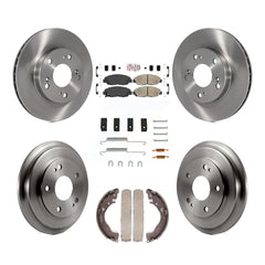 Transit Auto K8A-100283 Disc Brake Kit for 2006-2011 Honda Civic - Front and Rear product image