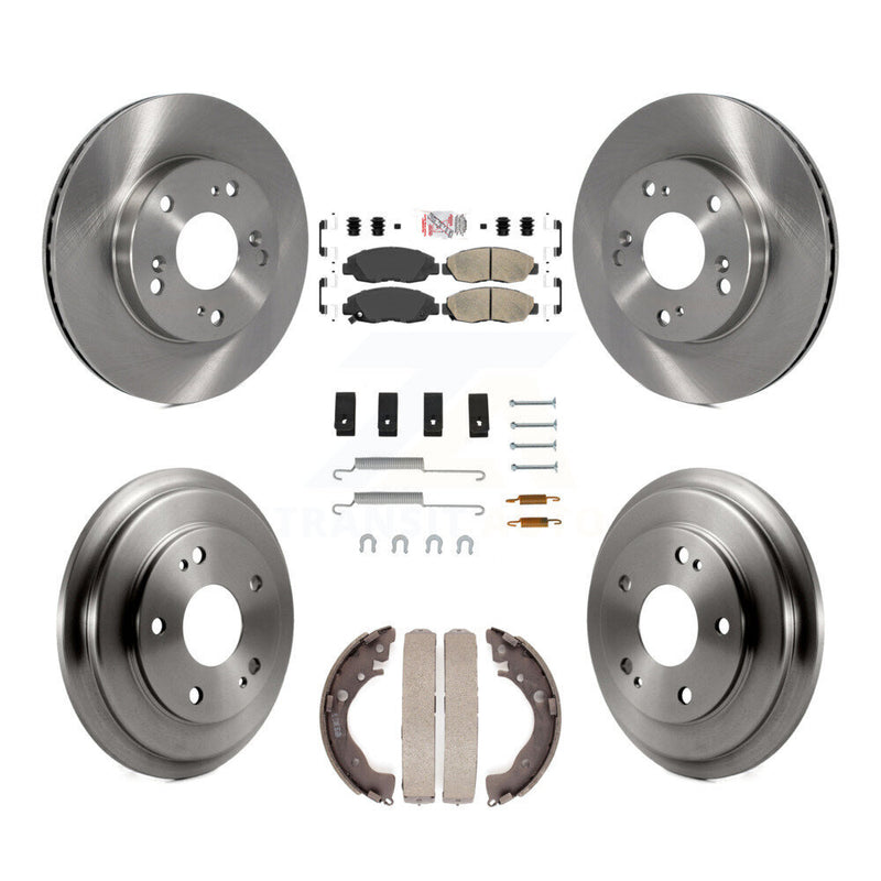 Transit Auto K8A-100283 Disc Brake Kit for 2006-2011 Honda Civic - Front and Rear product image