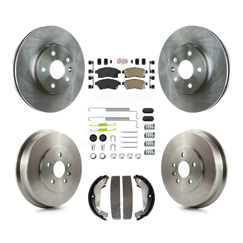 Transit Auto K8A-100295 Disc Brake Kit for 2011-2016 Chevrolet Cruze Limited, Chevrolet Cruze - Front and Rear product image