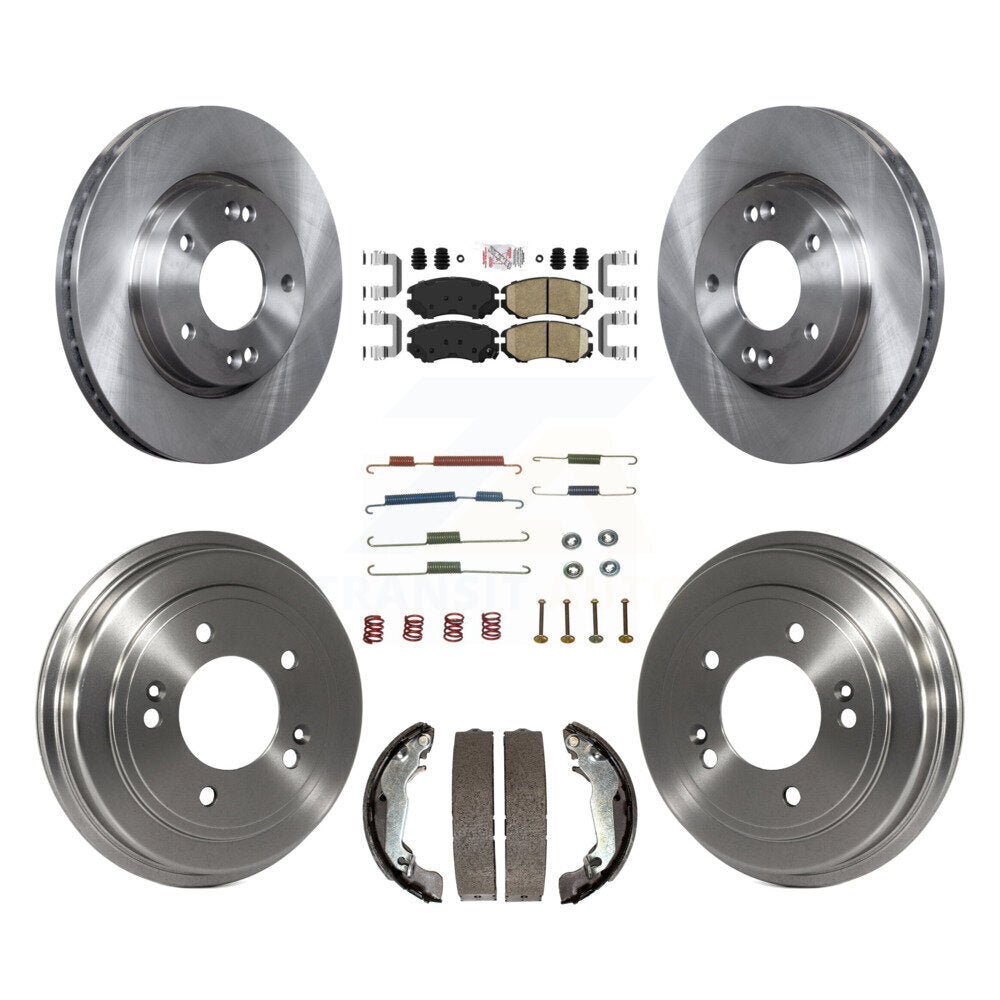 Transit Auto K8A-100306 Disc Brake Kit for 2008-2010 Hyundai Elantra - Front and Rear product image