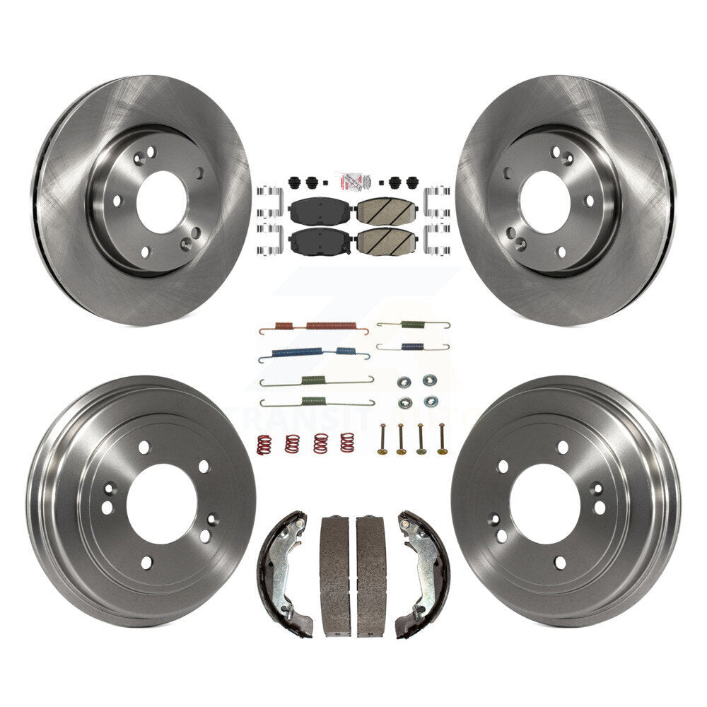 Transit Auto K8A-100307 Disc Brake Kit for 2009-2010 Hyundai Elantra - Front and Rear product image