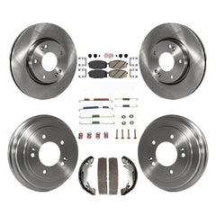 Transit Auto K8A-100307 Disc Brake Kit for 2009-2010 Hyundai Elantra - Front and Rear product image