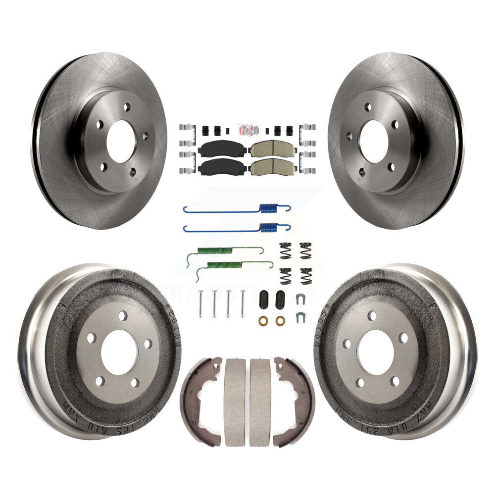 Transit Auto K8A-100334 Disc Brake Kit for 2002-2007 Pontiac Torrent, Chevrolet Equinox, Saturn Vue - Front and Rear product image