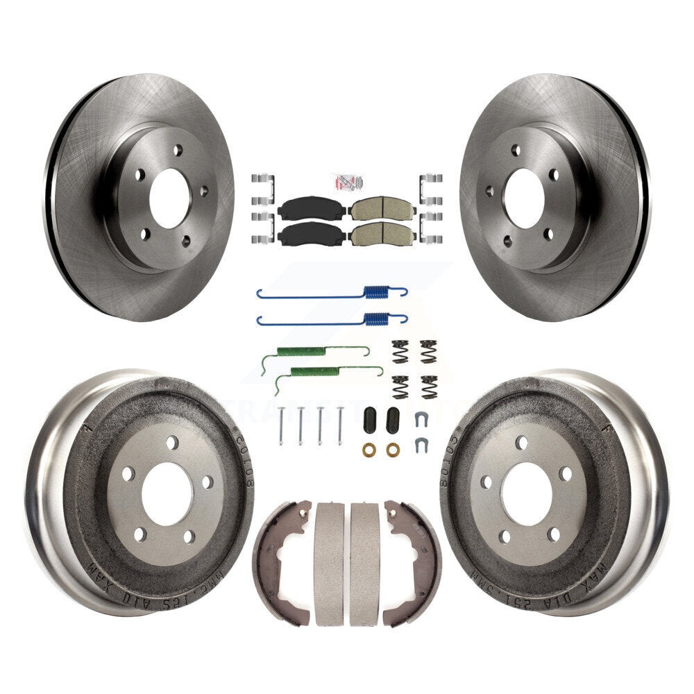 Transit Auto K8A-100335 Disc Brake Kit for 2002-2007 Pontiac Torrent, Chevrolet Equinox, Saturn Vue - Front and Rear product image