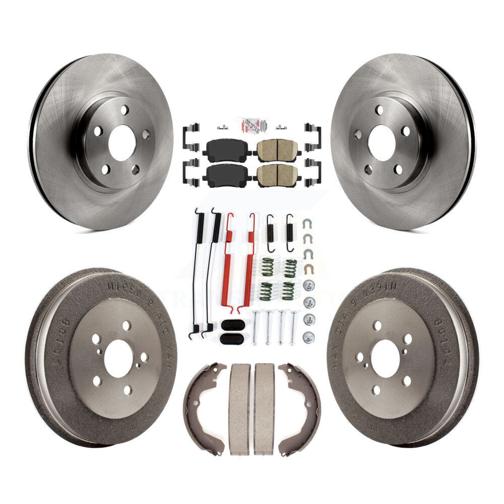 Transit Auto K8A-100336 Disc Brake Kit for 2003-2008 Toyota Matrix, Pontiac Vibe - Front and Rear product image