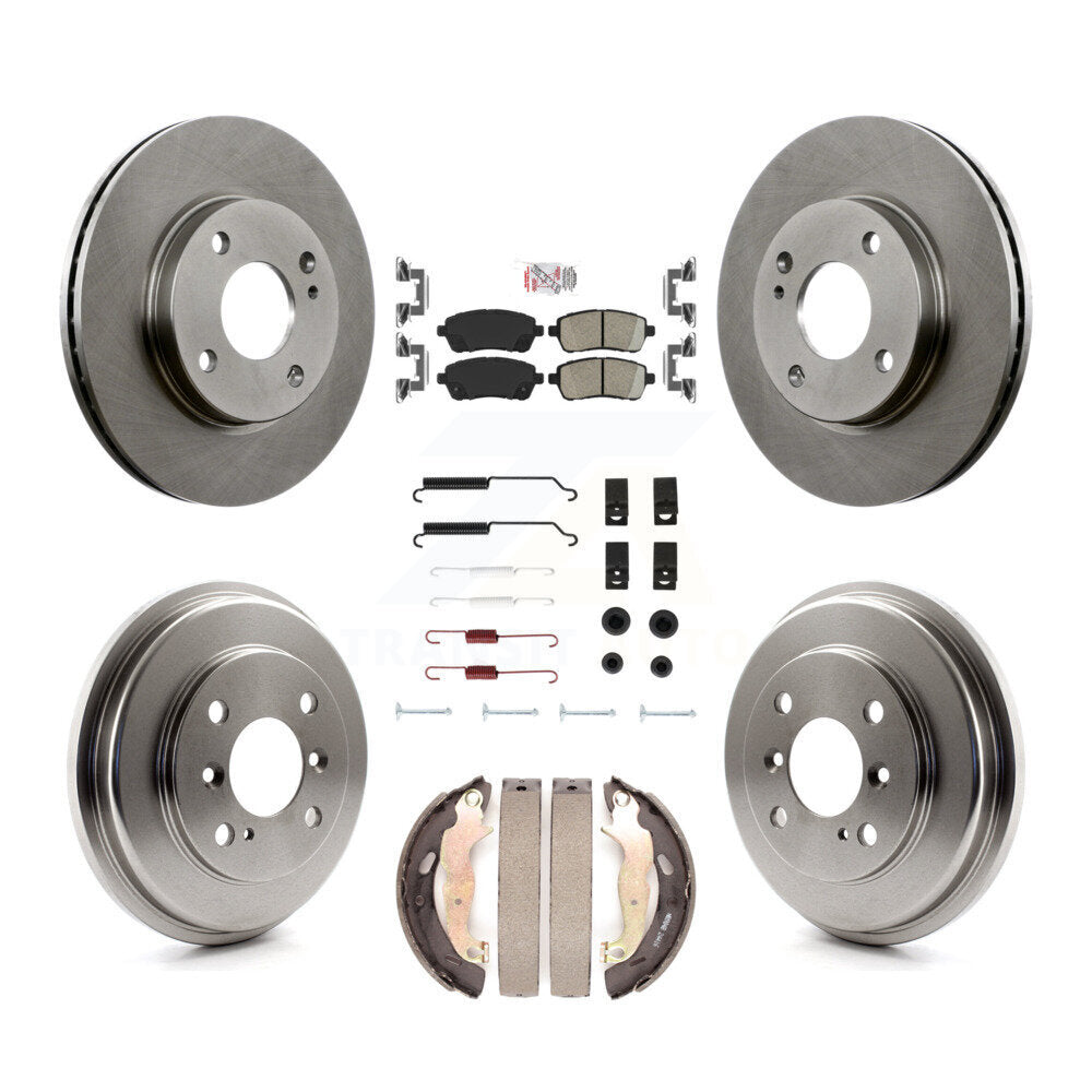 Transit Auto K8A-100346 Disc Brake Kit for 2011-2019 Ford Fiesta - Front and Rear product image