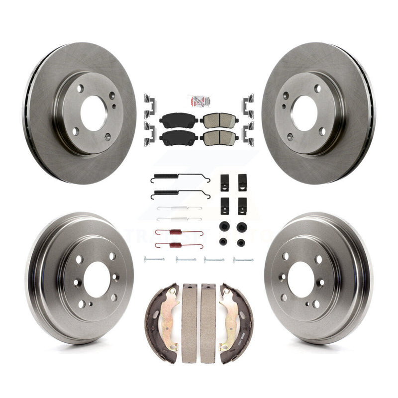 Transit Auto K8A-100346 Disc Brake Kit for 2011-2019 Ford Fiesta - Front and Rear product image