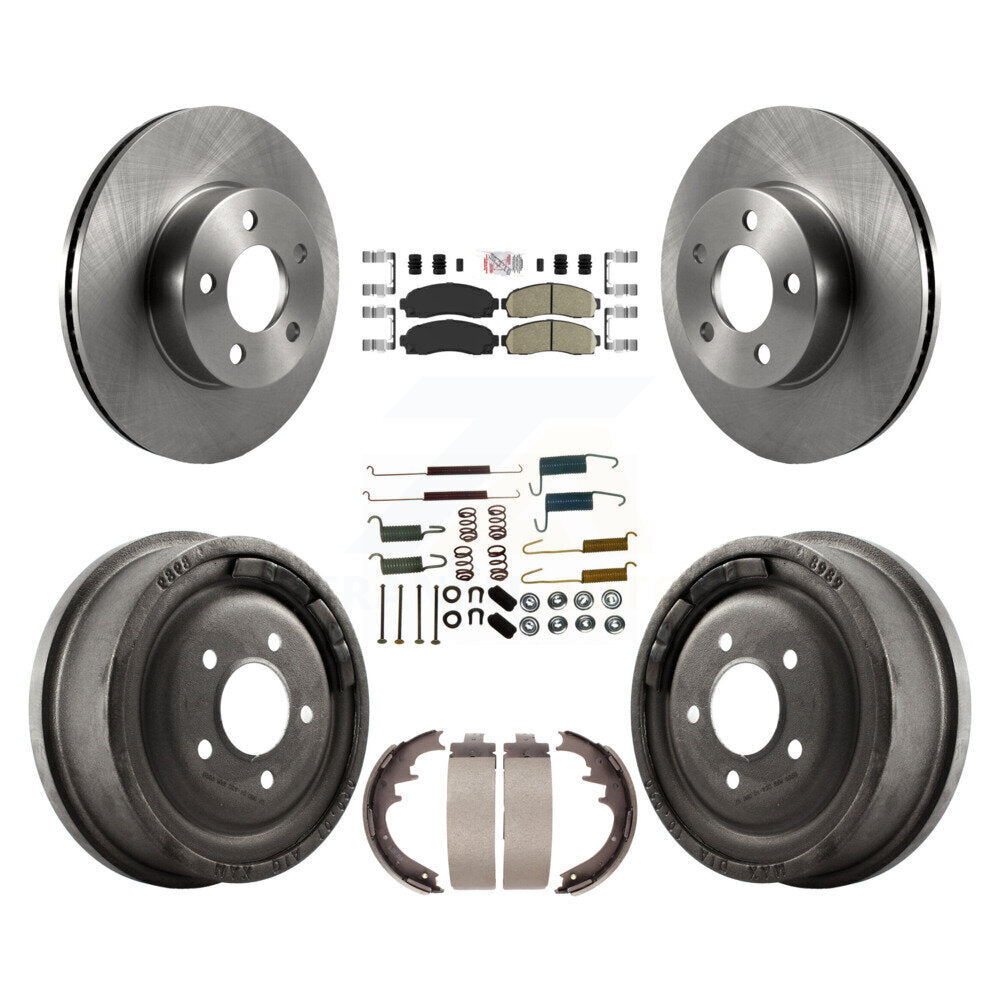 Transit Auto K8A-100355 Disc Brake Kit for 2004-2010 Mazda B4000, Ford Ranger - Front and Rear product image