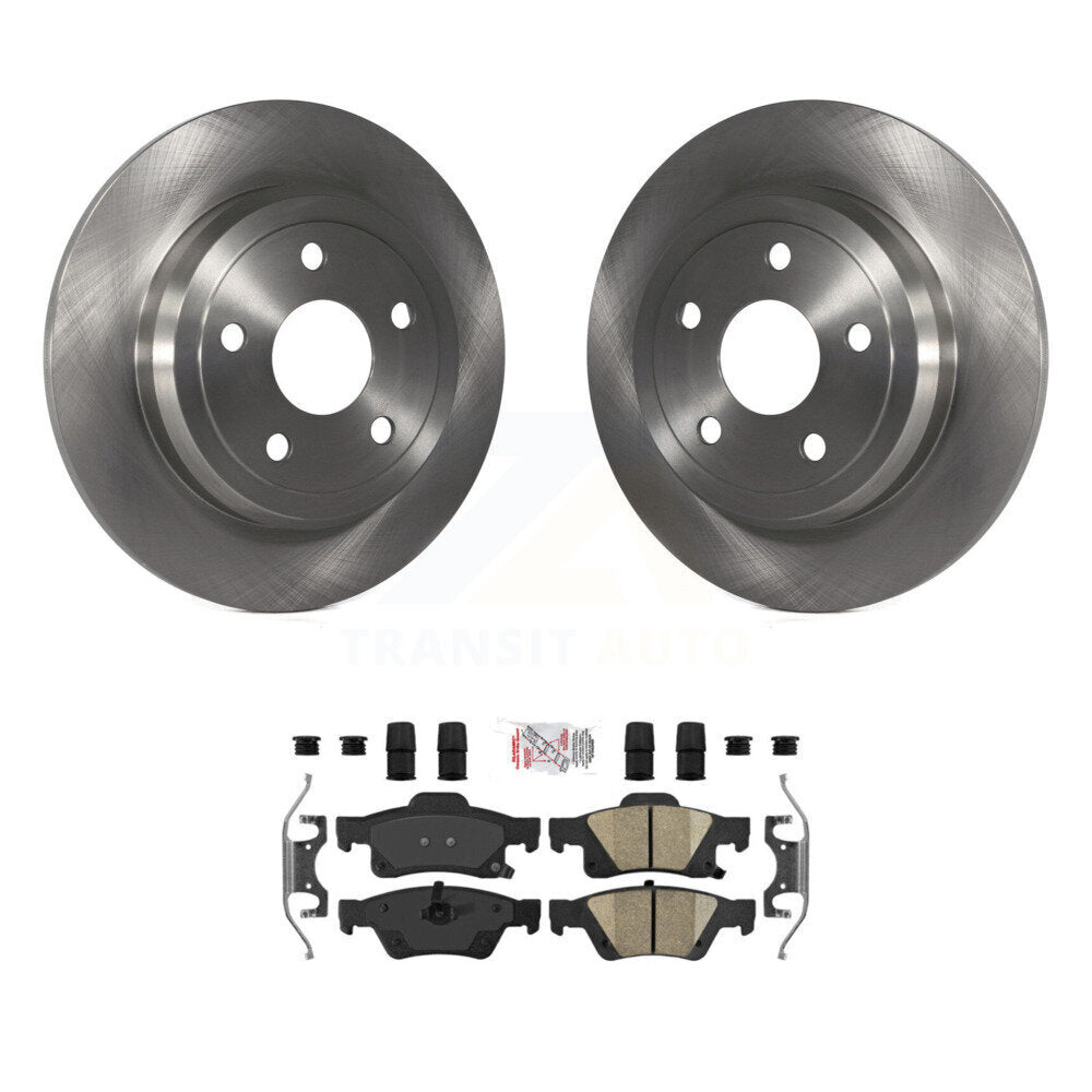 Transit Auto K8A-100401 Disc Brake Kit for 2011-2017 Dodge Durango, Jeep Grand Cherokee - Rear product image