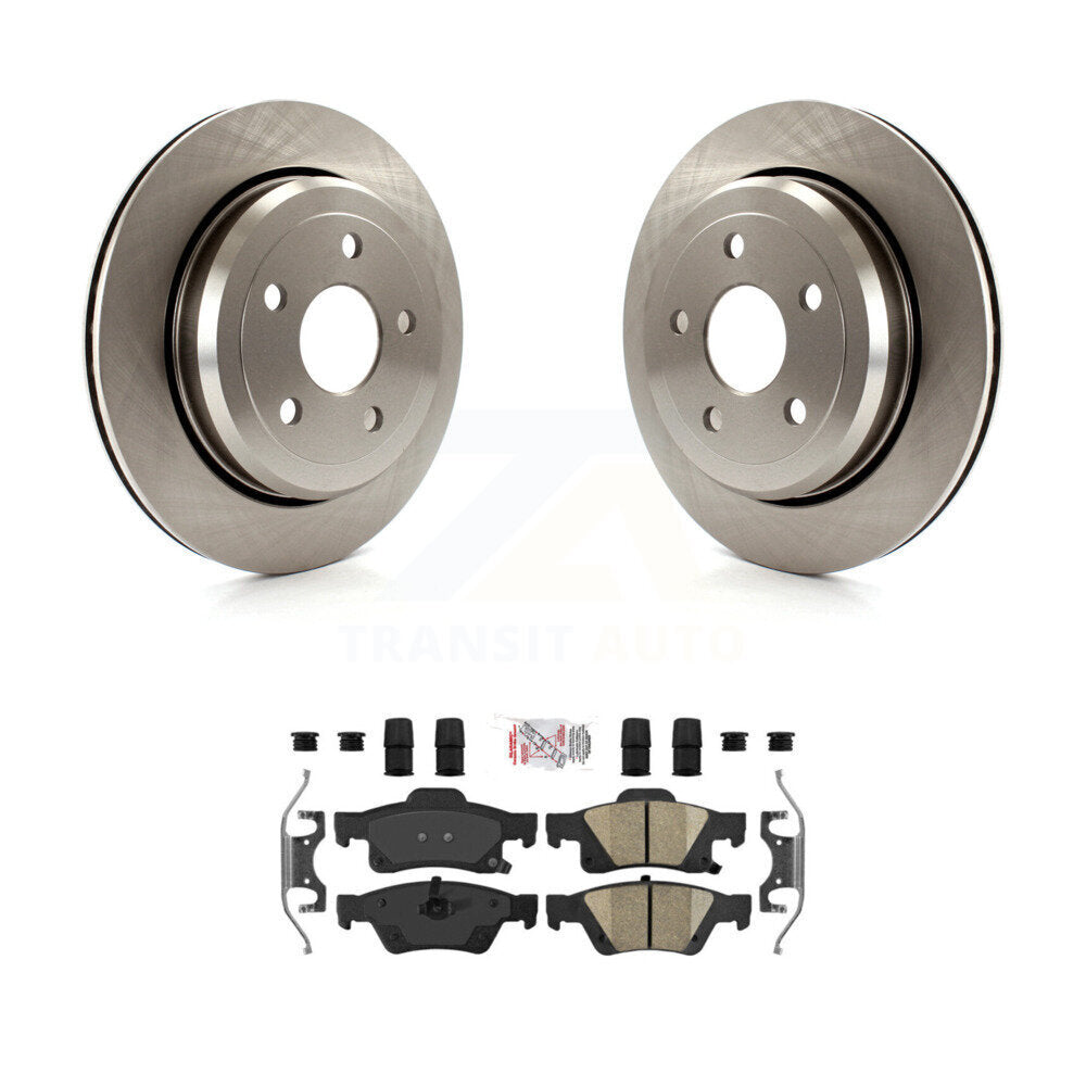 Transit Auto K8A-100402 Disc Brake Kit for 2011-2022 Jeep Grand Cherokee WK, Dodge Durango, Jeep Grand Cherokee - Rear product image