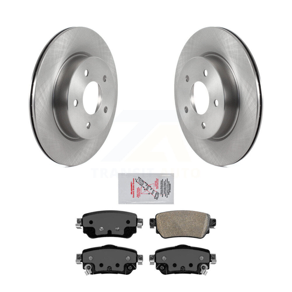 Transit Auto K8A-100476 Disc Brake Kit for 2018-2023 Nissan LEAF, Nissan Rogue Sport, Nissan Qashqai & more - Rear product image