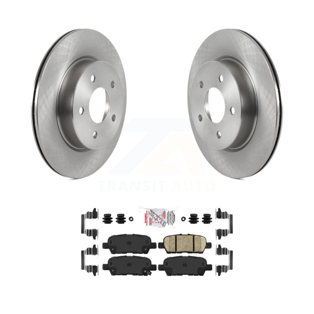 Transit Auto K8A-100480 Disc Brake Kit for 2017-2019 Nissan Rogue Sport, Nissan LEAF, Nissan Qashqai - Rear product image