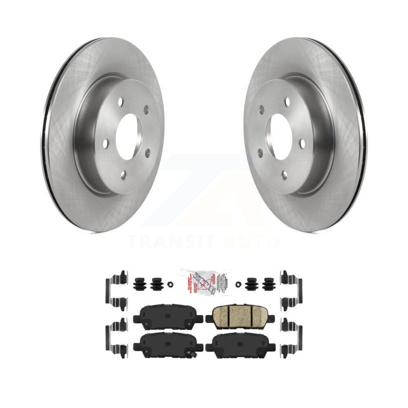 Transit Auto K8A-100480 Disc Brake Kit for 2017-2019 Nissan Rogue Sport, Nissan LEAF, Nissan Qashqai - Rear product image