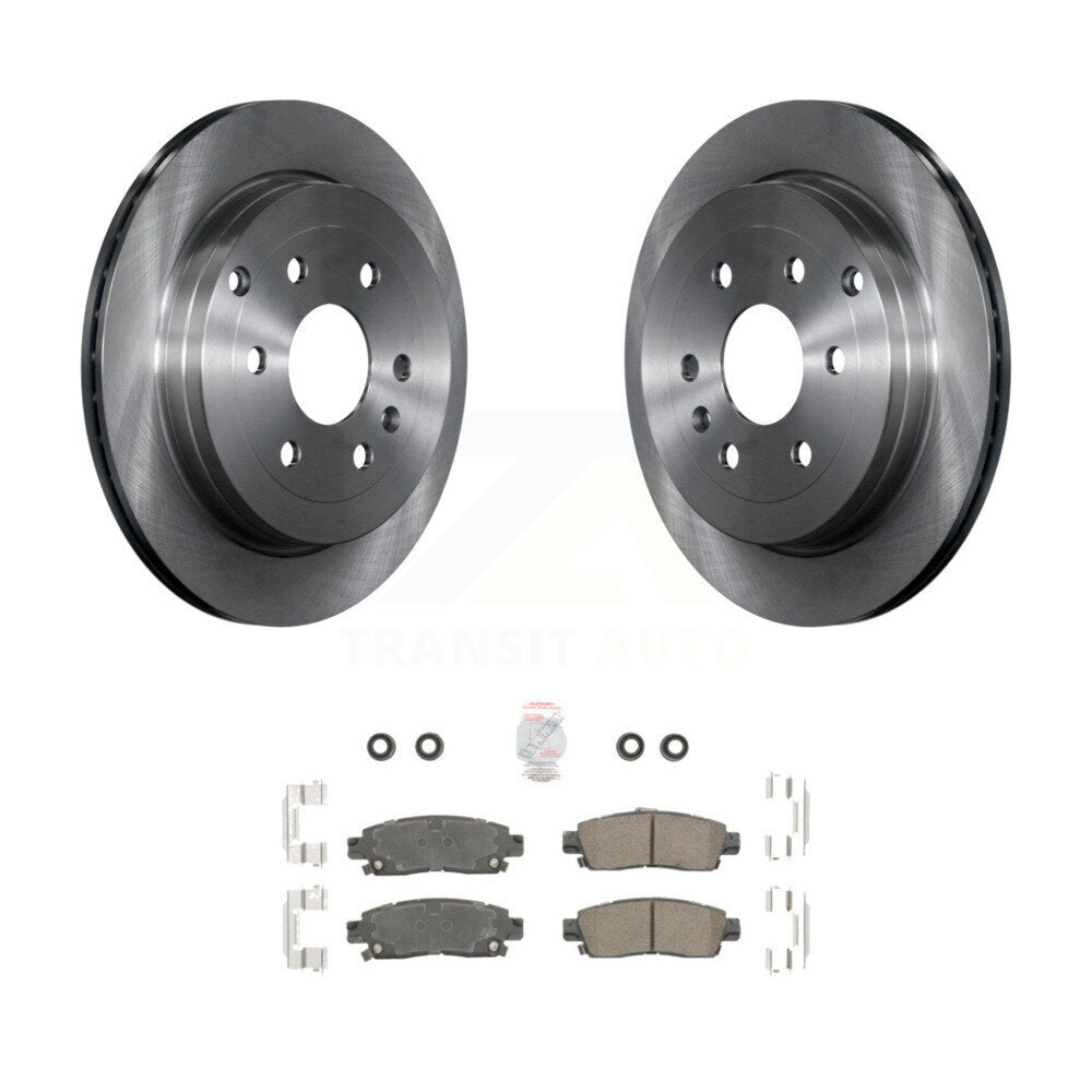 Transit Auto K8A-100506 Disc Brake Kit for 2007-2017 GMC Acadia Limited, Chevrolet Traverse, Buick Enclave & more - Rear product image