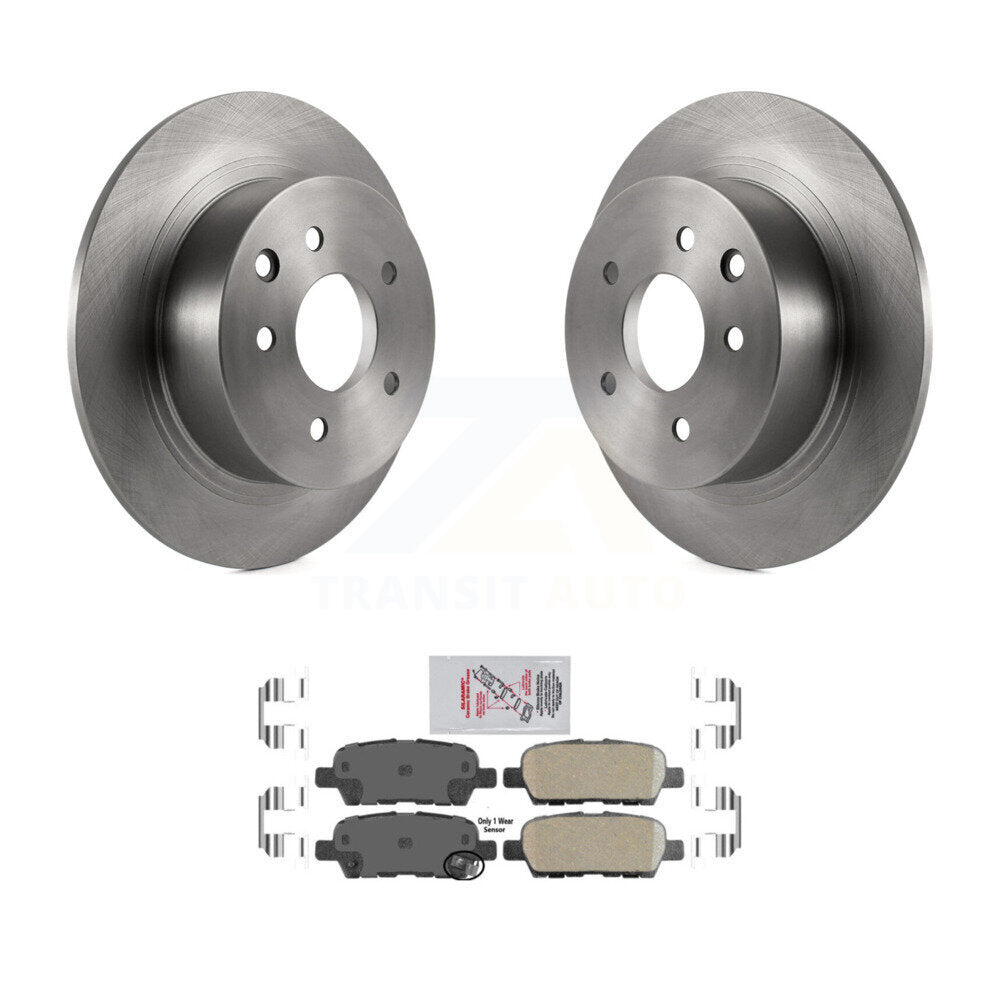 Transit Auto K8A-100527 Disc Brake Kit for 2002-2023 Nissan Altima, Nissan Juke, Nissan Sentra & more - Rear product image