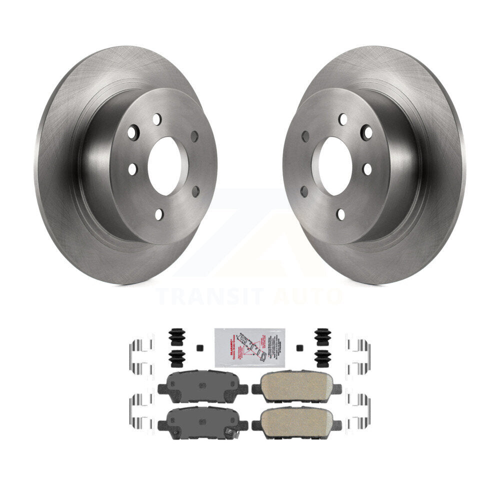 Transit Auto K8A-100528 Disc Brake Kit for 2002-2023 Nissan Altima, Nissan Juke, Nissan Sentra & more - Rear product image