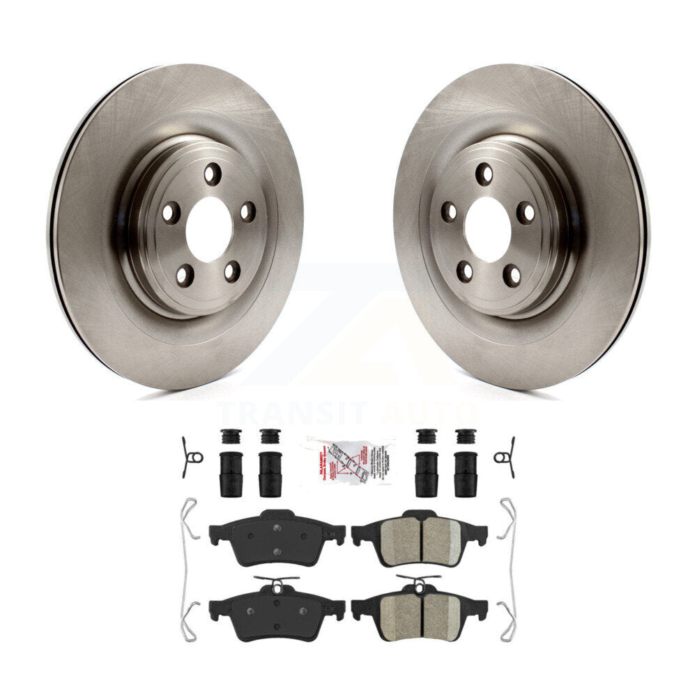 Transit Auto K8A-100624 Disc Brake Kit for 2005-2016 Jaguar XJ, Jaguar XF - Rear product image