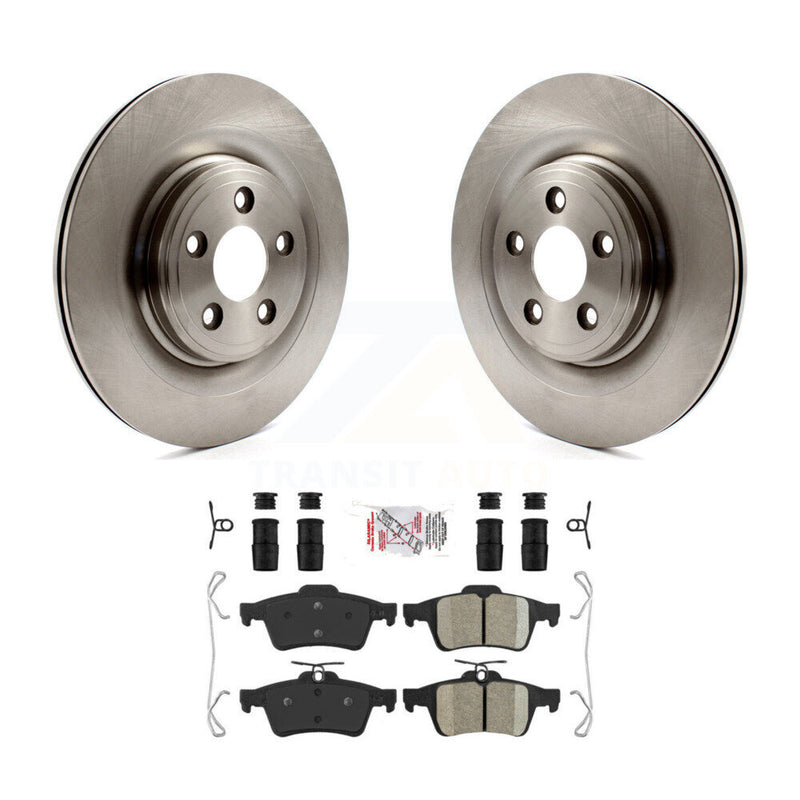 Transit Auto K8A-100624 Disc Brake Kit for 2005-2016 Jaguar XJ, Jaguar XF - Rear product image