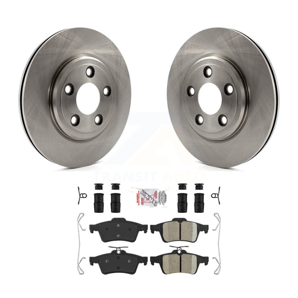 Transit Auto K8A-100645 Disc Brake Kit for 2005-2006 Jaguar XJ8, Jaguar Vanden Plas - Rear product image
