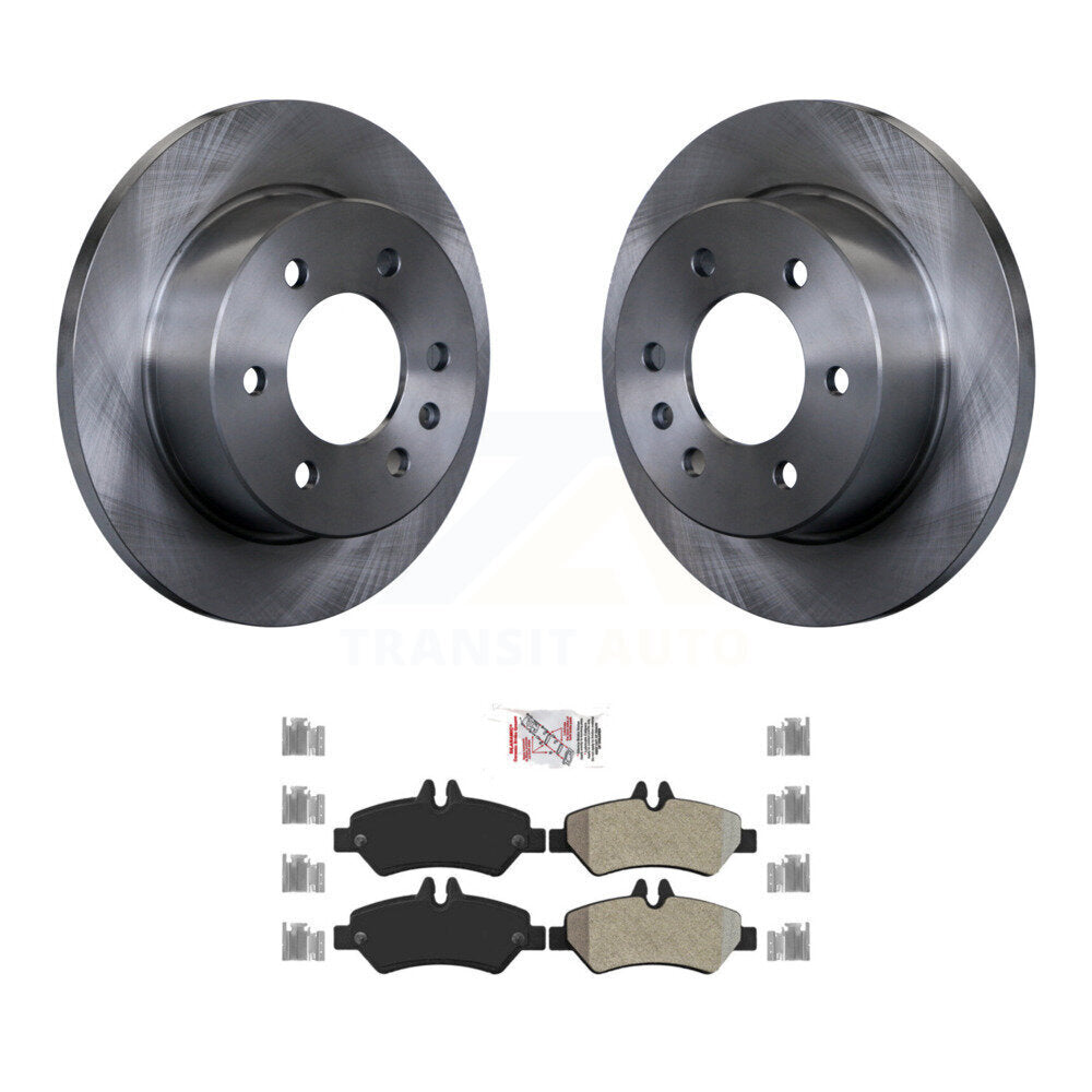 Transit Auto K8A-100679 Disc Brake Kit for 2007-2018 Freightliner Sprinter 3500, Mercedes-Benz Sprinter 2500, Dodge Sprinter 2500 & more - Rear product image