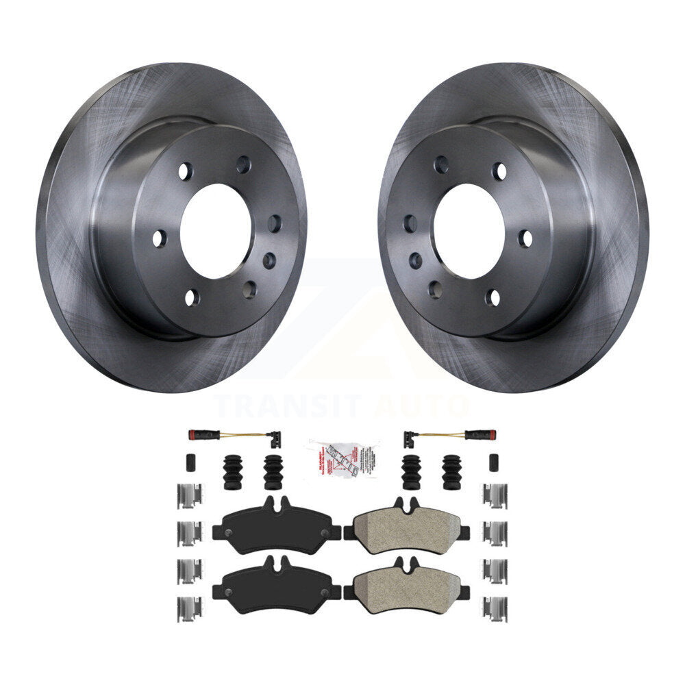Transit Auto K8A-100680 Disc Brake Kit for 2007-2018 Freightliner Sprinter 3500, Mercedes-Benz Sprinter 2500, Dodge Sprinter 2500 & more - Rear product image